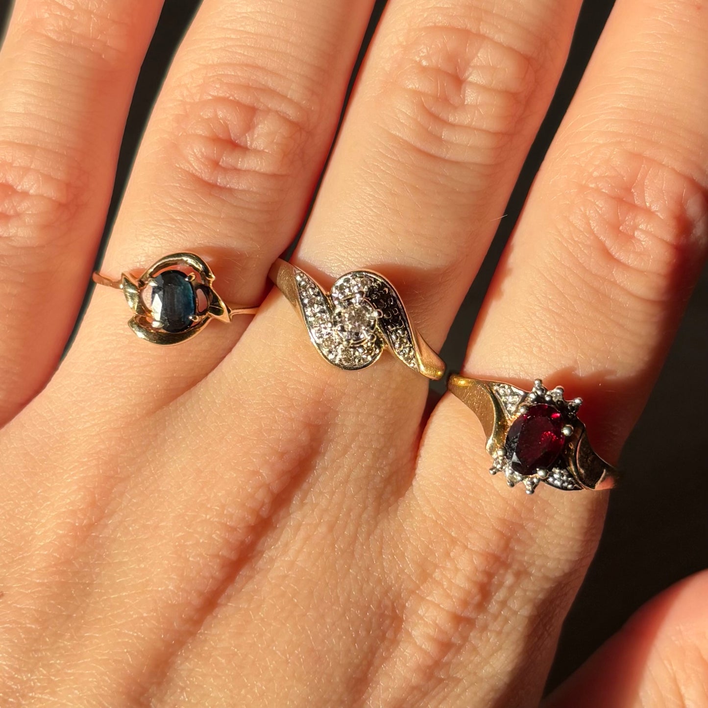 Vintage Gold Diamond Set Ring