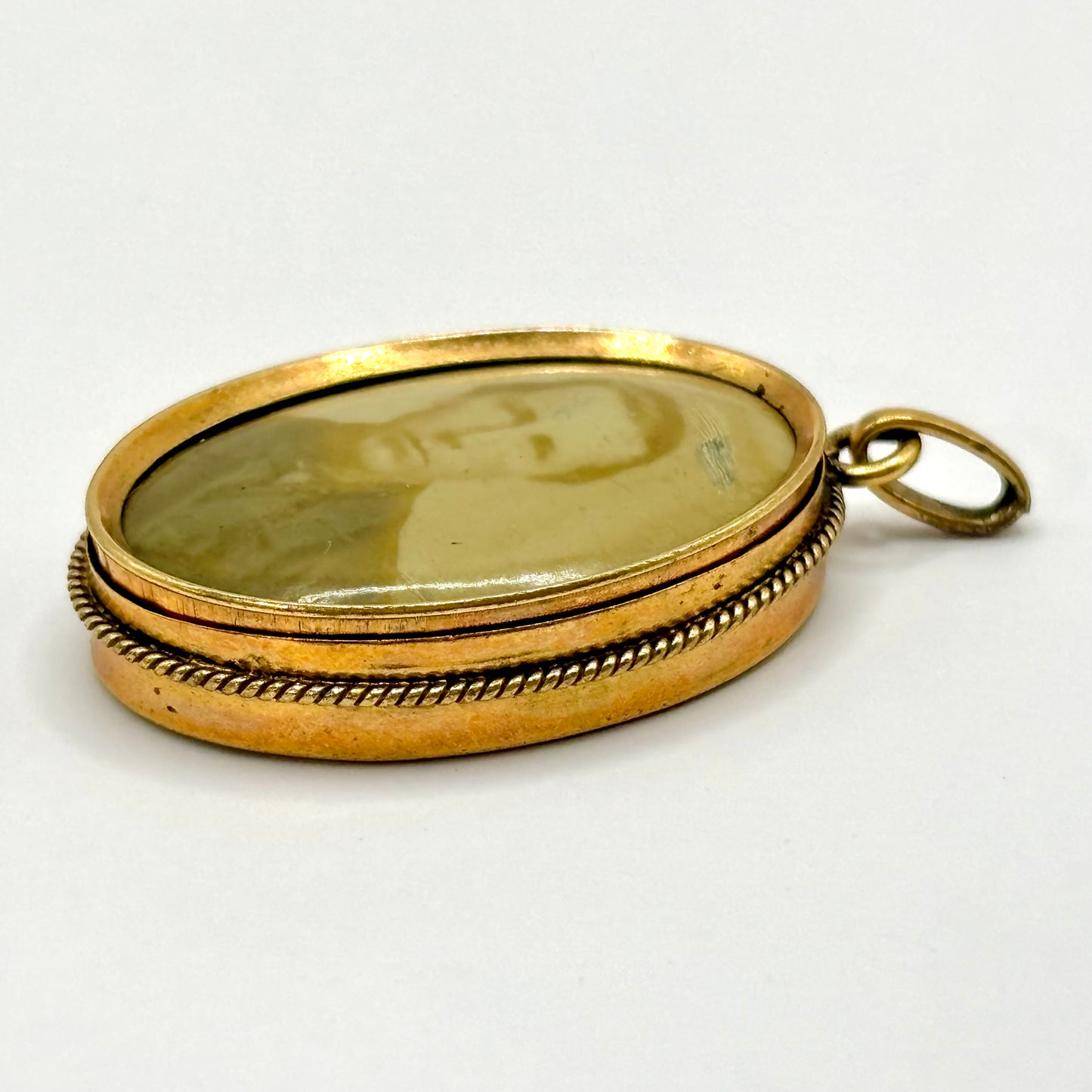 Antique Gold Portrait Locket