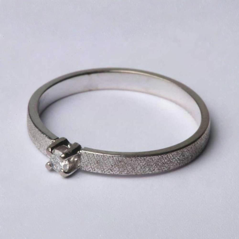 Vintage White Gold Diamond Set Ring