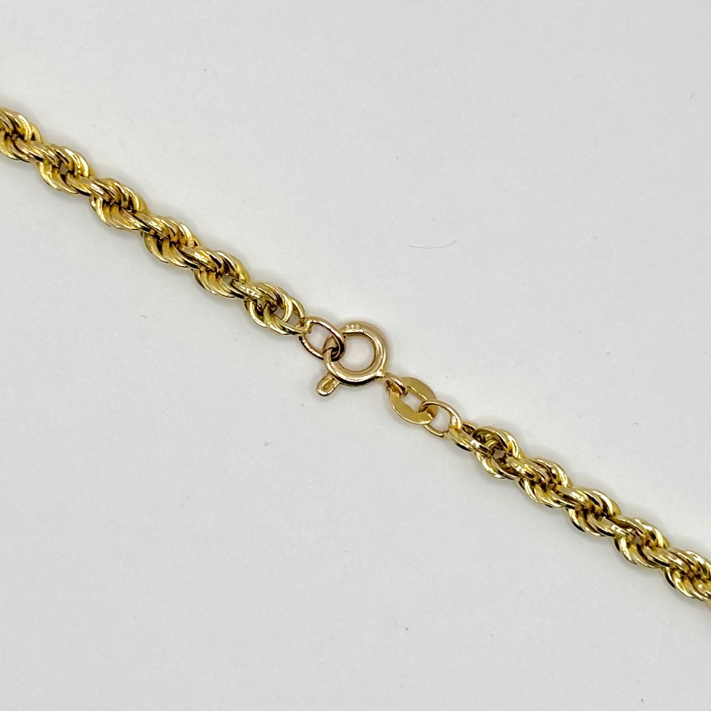 Vintage Gold Rope Twist Chain