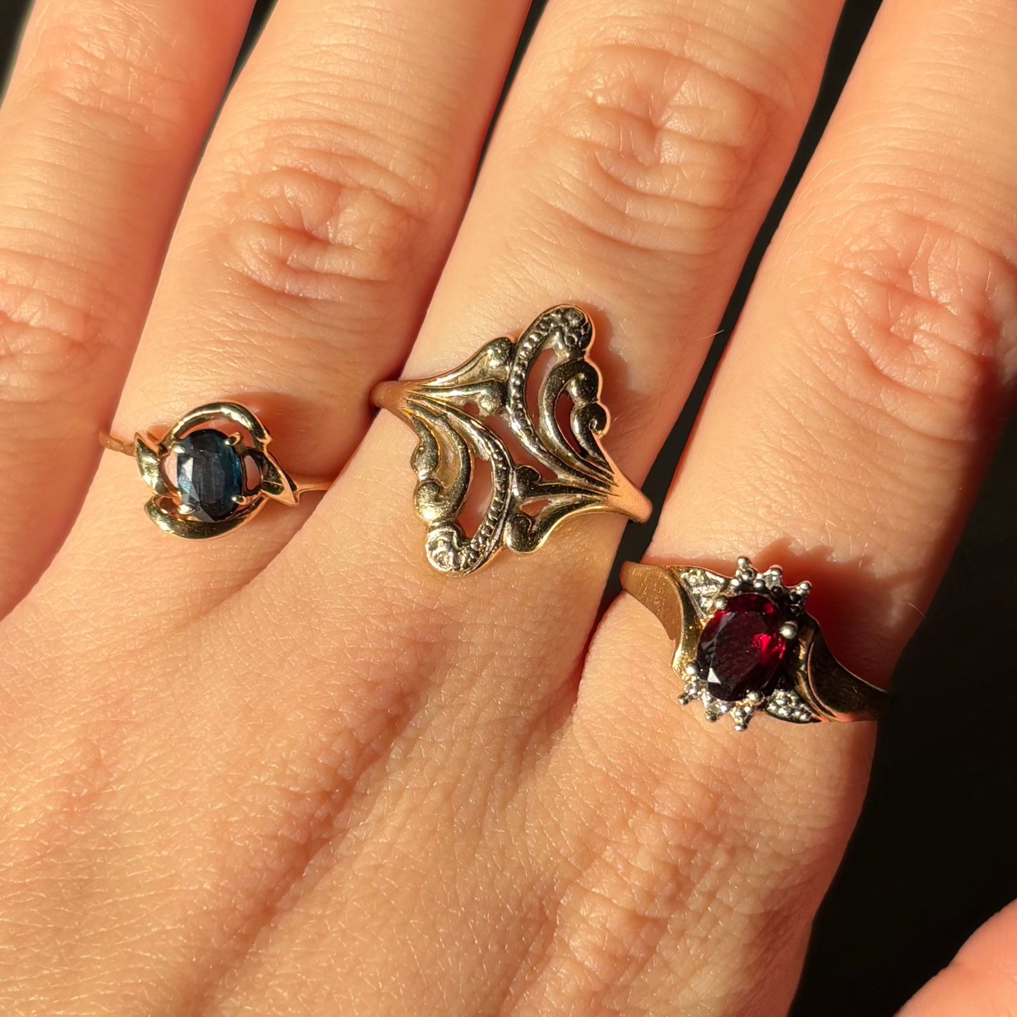 Vintage Gold and Diamond Ring