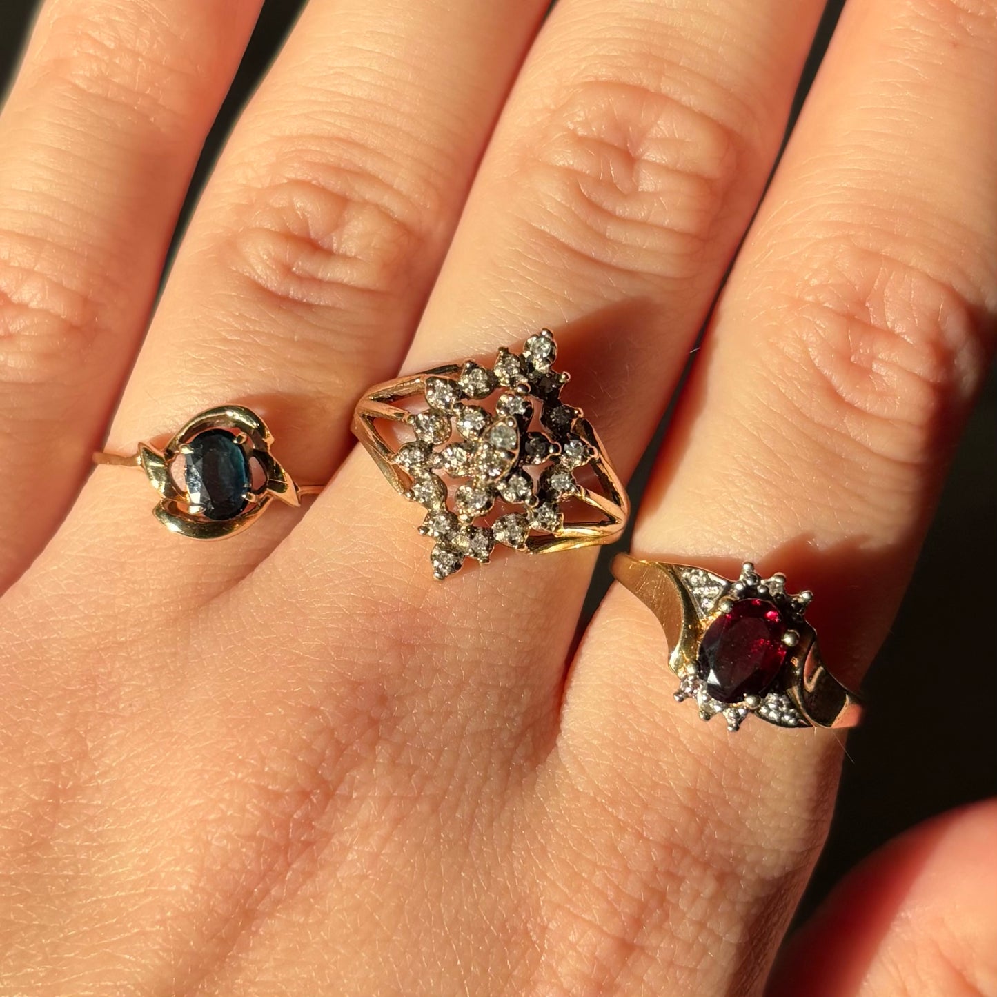 Vintage Gold Diamond Set Ring