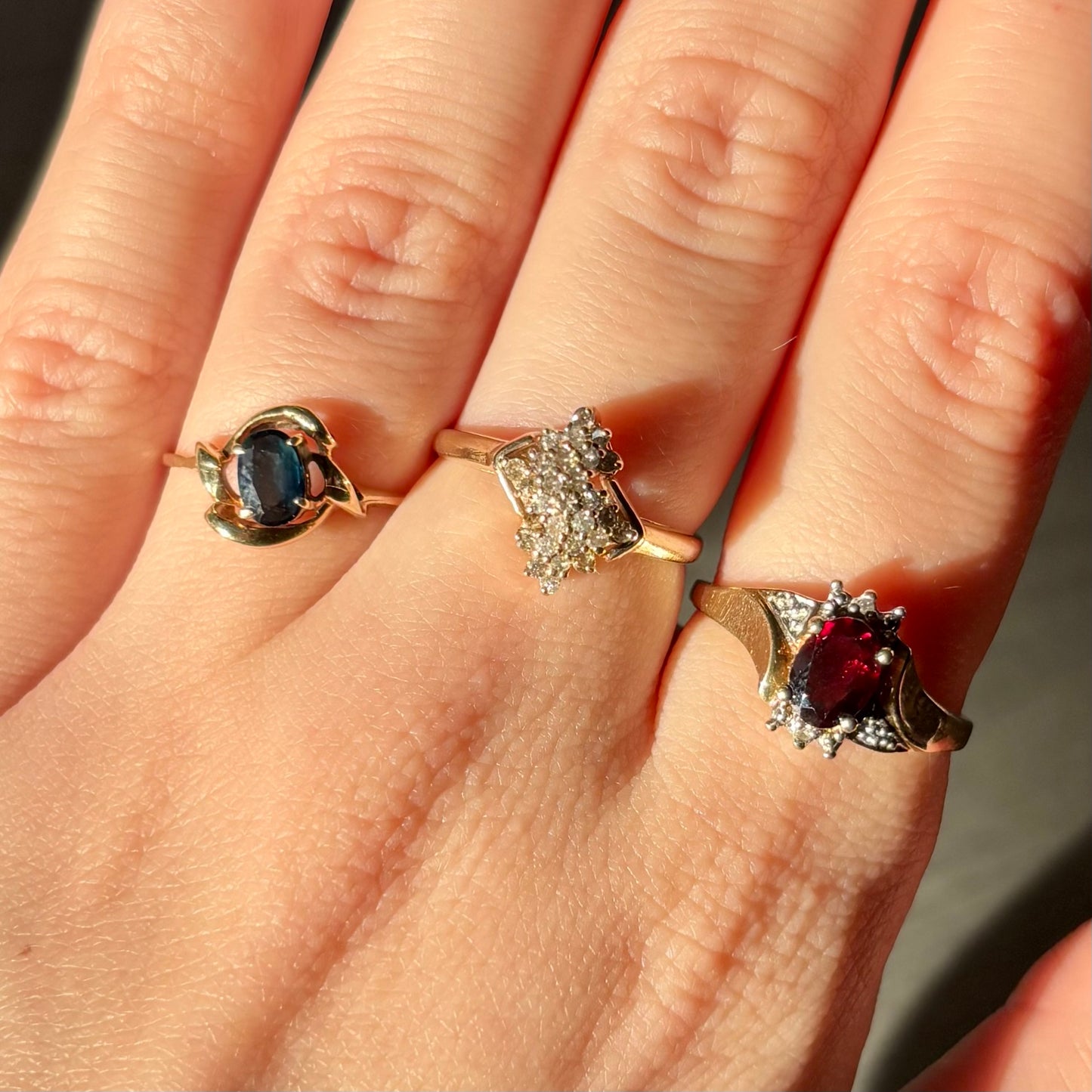 Vintage Gold Diamond Set Ring