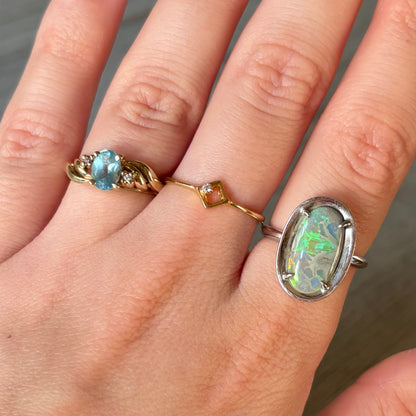 Vintage Gold Diamond Set Ring