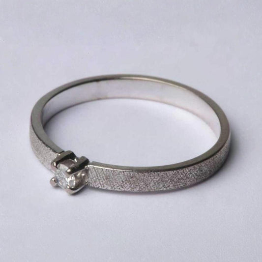 Vintage White Gold Diamond Set Ring
