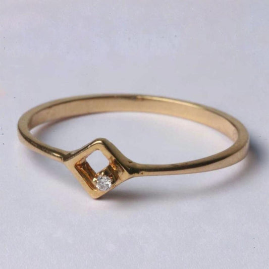 Vintage Gold Diamond Set Ring