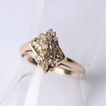Vintage Gold Diamond Set Ring